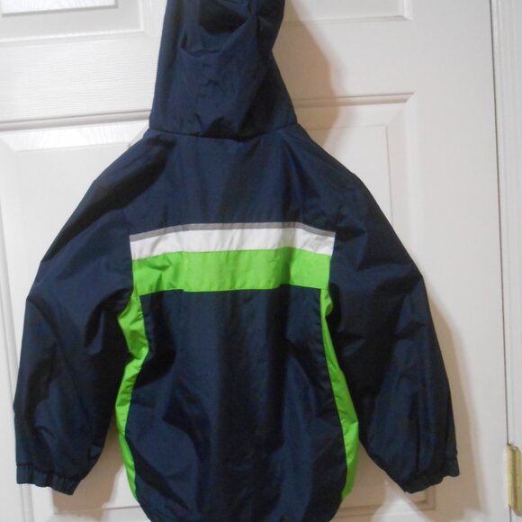 Excellent Boys size 6 London Fog hoodie rain Jacket w/ pockets fleece lining 👦 - Picture 8 of 14